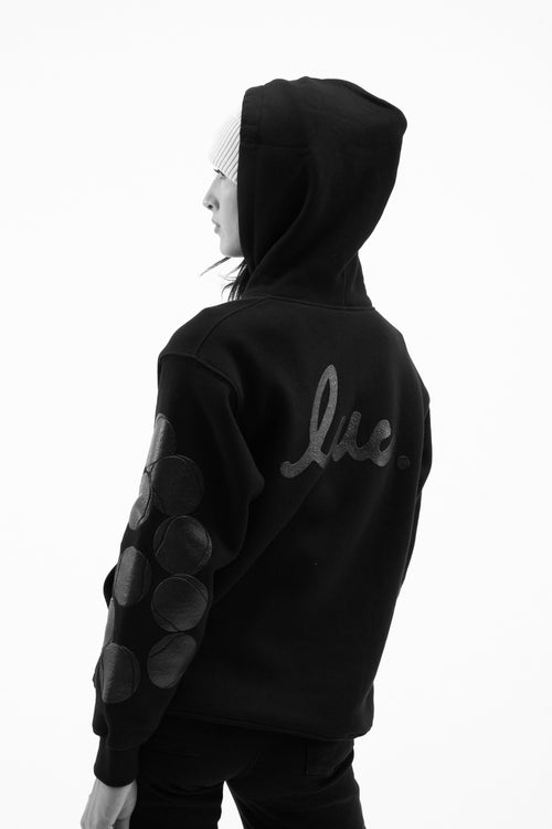 Black on Black Hoodie